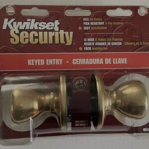 Vintage Kiwi Security Keyed Entry Metal Pick Residtant Door Handle Lock NIB